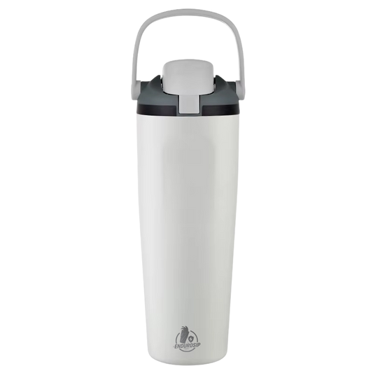 30 oz Lock Lid Handheld Stainless Steel Tumbler with Handle & Straw – EnduroSip