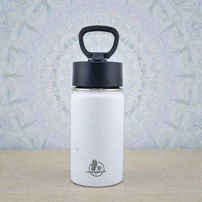 12 oz Kids Sports Kettle – EnduroSip® Double-Wall Insulated | Leak-Proof BPA-Free Lid | Rumi, Zoey & Mira K-Pop 3D UVDTF Sticker Edition