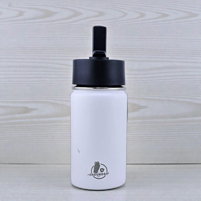 12 oz Kids Sports Kettle – EnduroSip® Double-Wall Insulated | Leak-Proof BPA-Free Lid | Rumi, Zoey & Mira K-Pop 3D UVDTF Sticker Edition