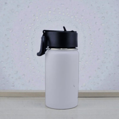 12 oz Kids Sports Kettle – EnduroSip® Double-Wall Insulated | Leak-Proof BPA-Free Lid | Rumi, Zoey & Mira K-Pop 3D UVDTF Sticker Edition