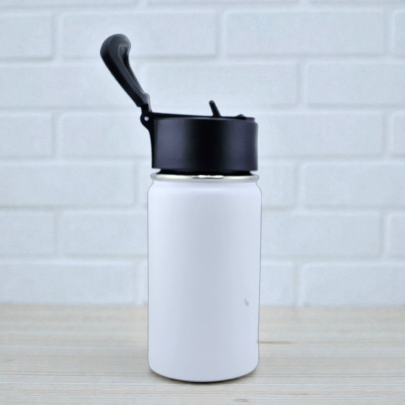 12 oz Kids Sports Kettle – EnduroSip® Double-Wall Insulated | Leak-Proof BPA-Free Lid | Rumi, Zoey & Mira K-Pop 3D UVDTF Sticker Edition