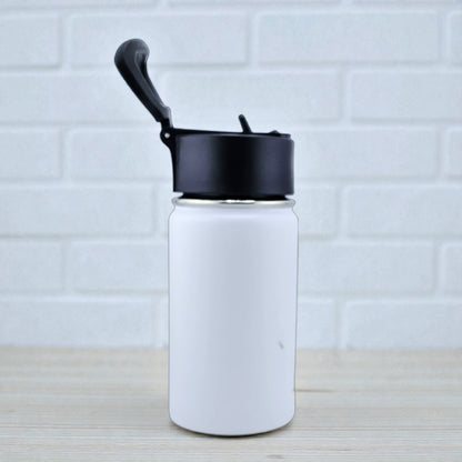 12 oz Kids Sports Kettle – EnduroSip® Double-Wall Insulated | Leak-Proof BPA-Free Lid | Rumi, Zoey & Mira K-Pop 3D UVDTF Sticker Edition