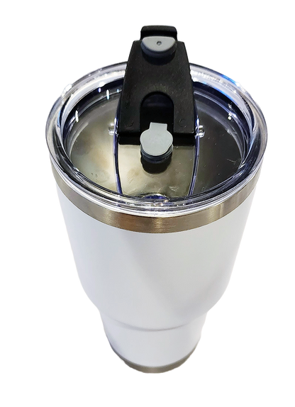 Tumbler Lid for 30 Oz Replacement Lids for 30 oz Stainless Steel Tumbler Travel Cup Yeti ,Ozark Trails and more Flipping Straw Lid