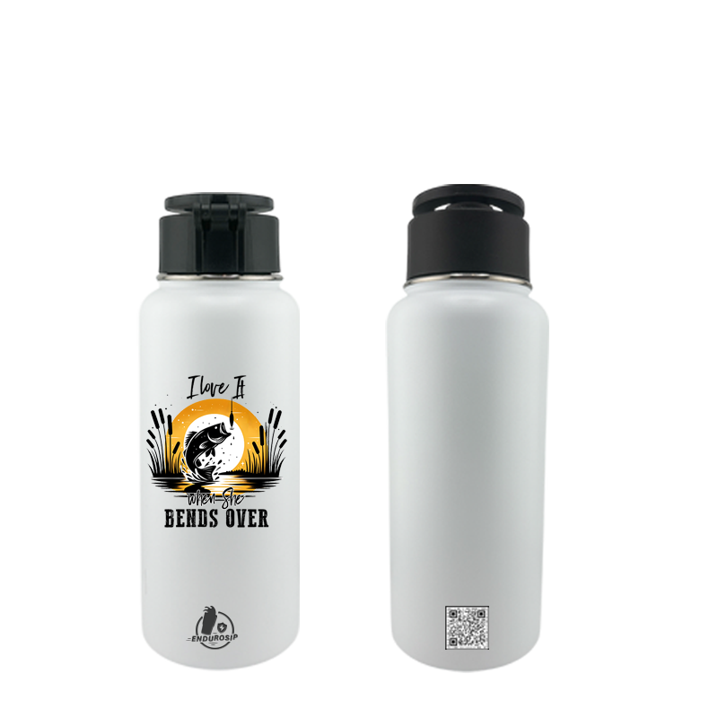 32 oz MagSafe Phone Holder Tumbler – “I Love It When She Bends Over” Fishing Edition