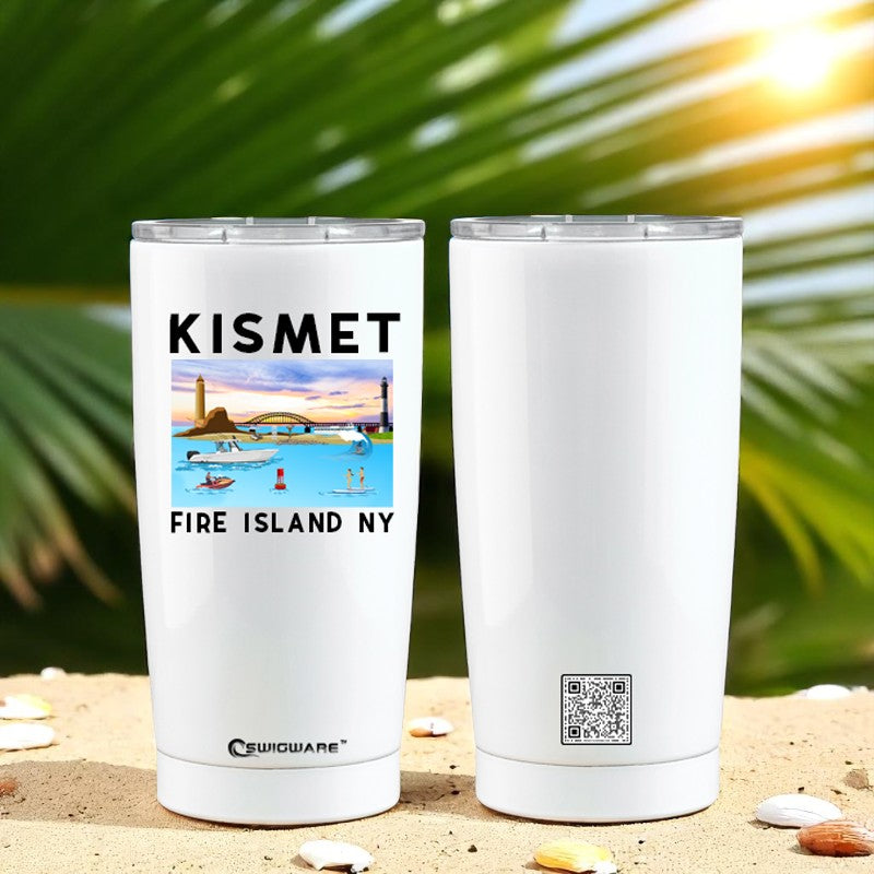 Kismet Beach Fire Island 20 oz Stainless Steel Tumbler