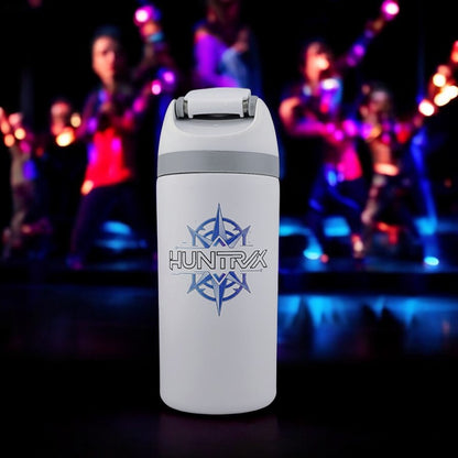 16 oz K-Pop Kids Fruit Bottle – Double-Sided UVDTF 3D Permasticker Design | Huntrix Character Edition | Leak-Proof & Kid-Friendly