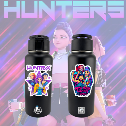 32 oz MagSafe Stainless Steel Tumbler – KPOP Demon Hunters x Huntrix Edition | EnduroSip Magnetic Phone Mount