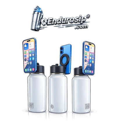 EnduroSip® 32 oz MagSafe Magnetic Phone Mount Water Bottle