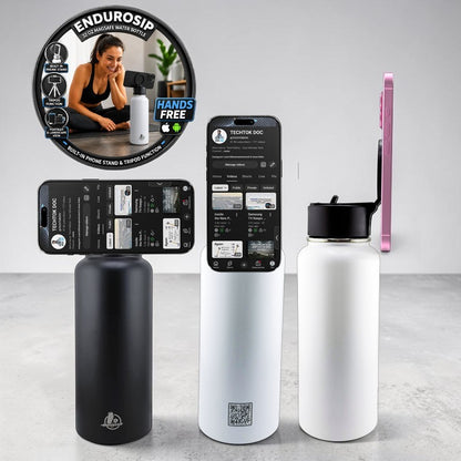 EnduroSip® 32 oz MagSafe Magnetic Phone Mount Water Bottle