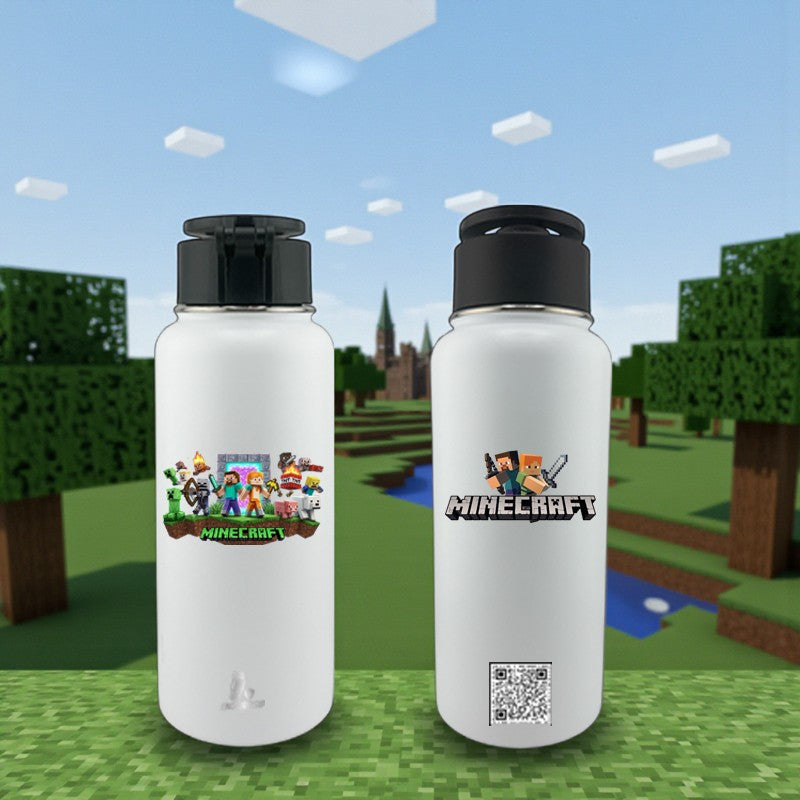 32 oz MagSafe Stainless Steel Tumbler – Minecraft Edition | EnduroSip Magnetic Phone Mount