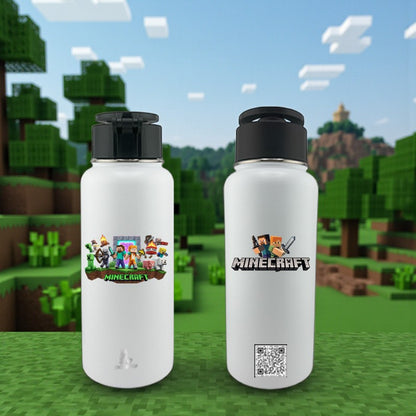 32 oz MagSafe Stainless Steel Tumbler – Minecraft Edition | EnduroSip Magnetic Phone Mount