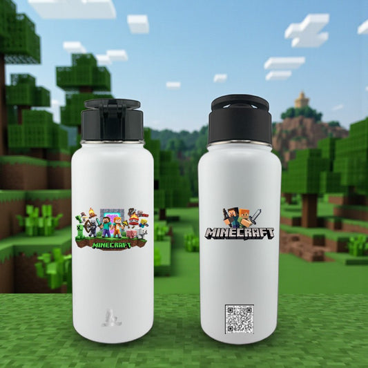 32 oz MagSafe Stainless Steel Tumbler – Minecraft Edition | EnduroSip Magnetic Phone Mount