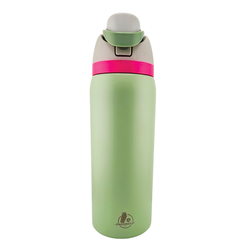 32 oz Fruit Water Bottle Dual Drinking Modes Vacuum Insulated Stainless Steel