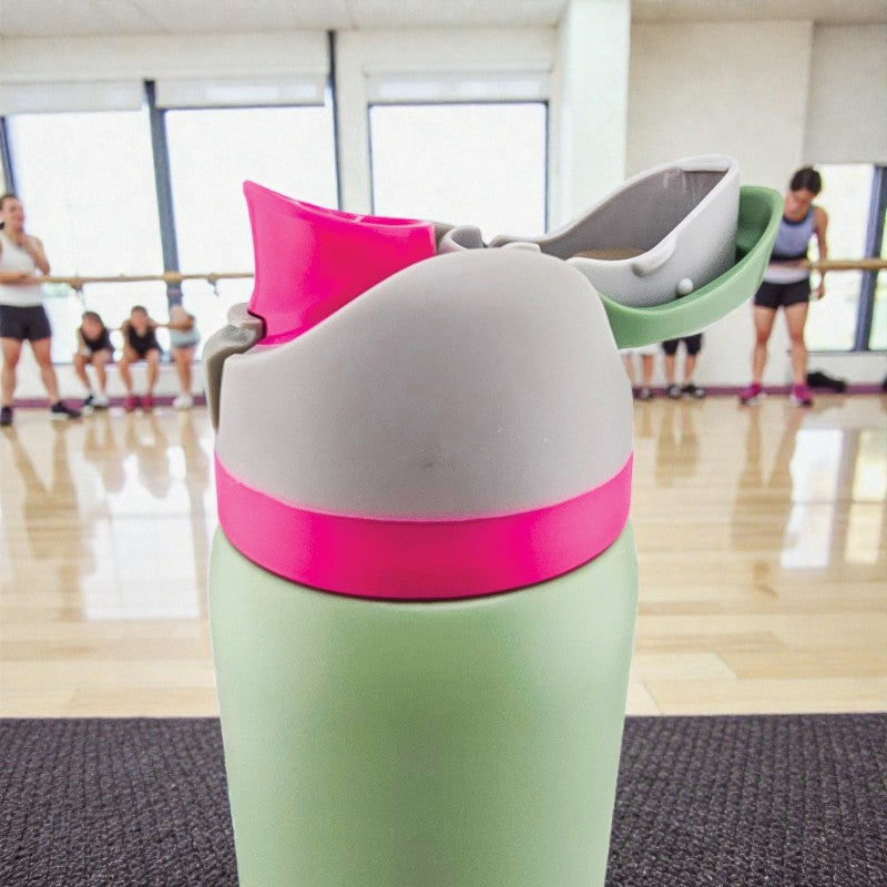 32 oz Fruit Water Bottle Dual Drinking Modes Vacuum Insulated Stainless Steel