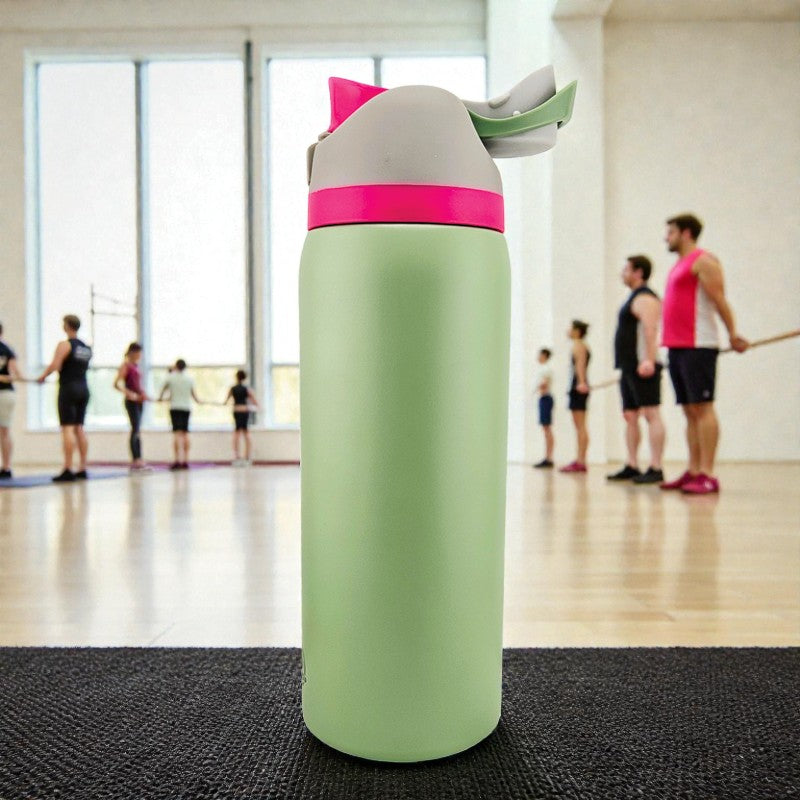 32 oz Fruit Water Bottle Dual Drinking Modes Vacuum Insulated Stainless Steel