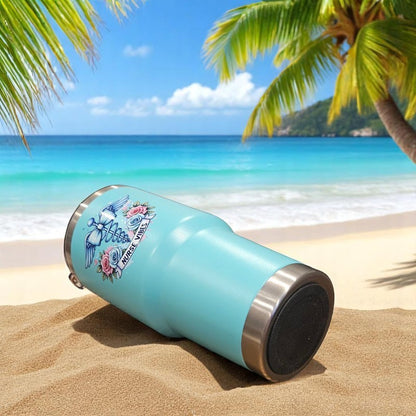 Nurse Vibes 30 oz Stainless Steel Double Wall Insulated Stay Hot Stay Cold Tumbler Cup
