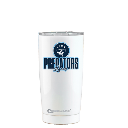 Legacy Lacrosse Predators 20 oz Tumbler White