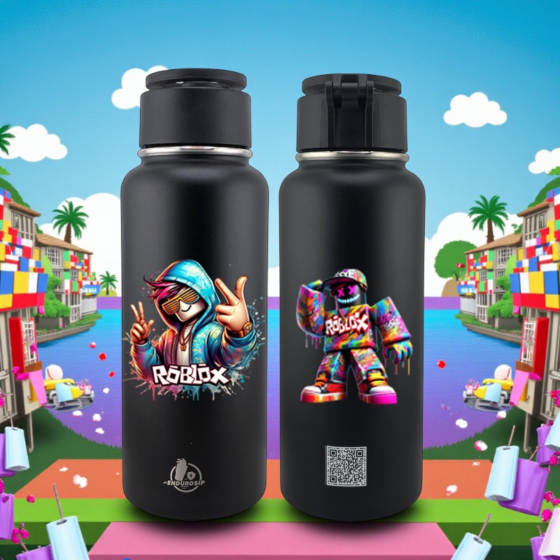 Roblox 32 oz MagSafe Water Bottle – Double-Sided 3D UVDTF Permastickers | Vacuum Insulated | EnduroSip