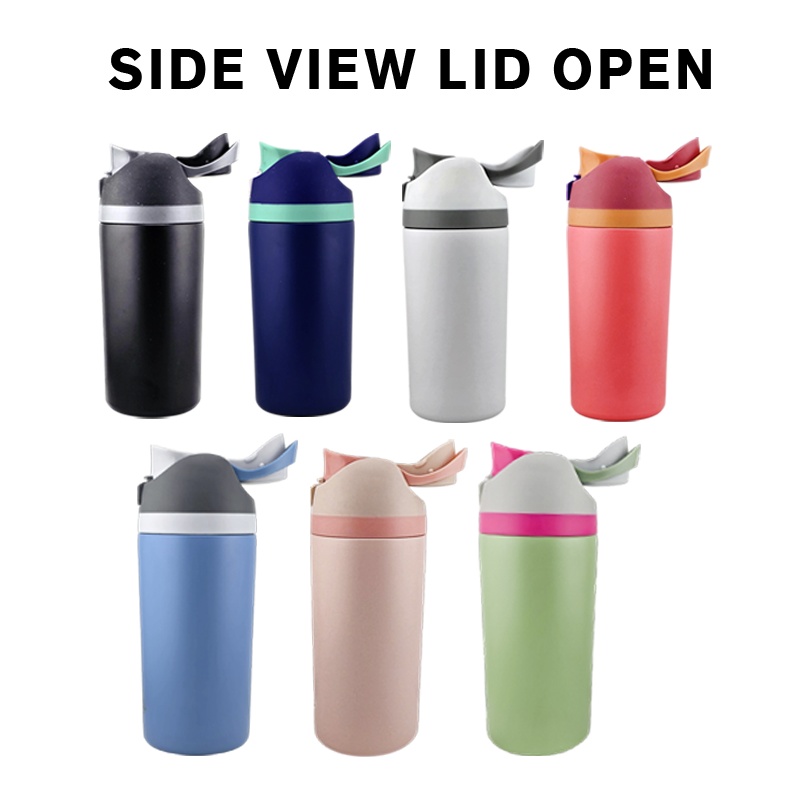 EnduroSip Kids Fruit Bottle Insulated Stainless Steel Water Bottle with Straw for Sports, Travel, and School, BPA-Free Sports Water Bottle, 16 oz