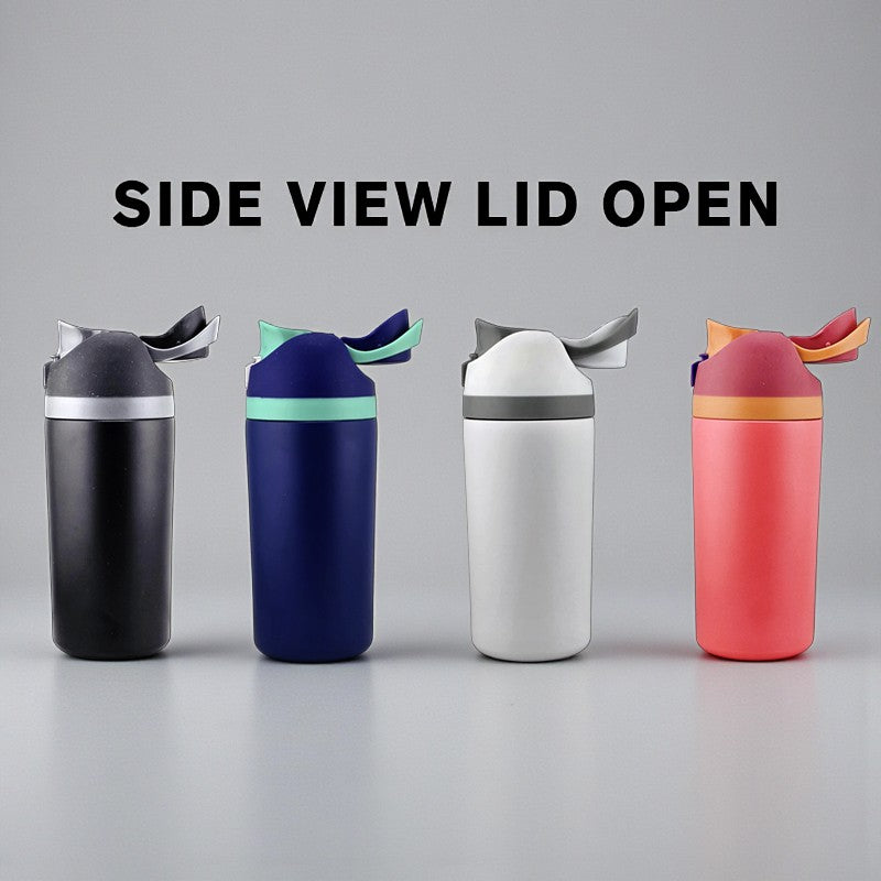 16 oz K-Pop Kids Fruit Bottle – Double-Sided UVDTF 3D Permasticker Design | Huntrix Character Edition | Leak-Proof & Kid-Friendly