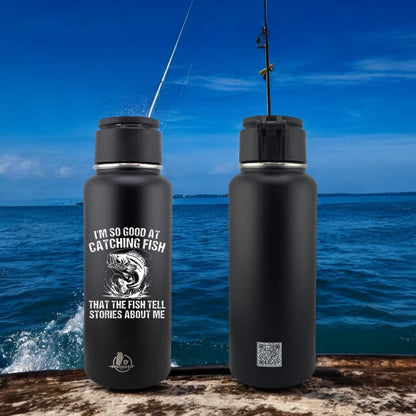 32 oz MagSafe Phone Holder Tumbler – “I’m So Good at Catching Fish…” Fishing Edition