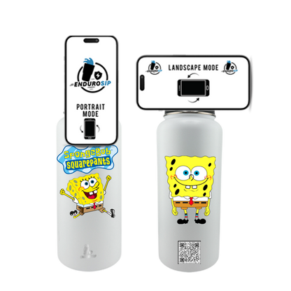 32 oz Stainless Steel MagSafe Tumbler – SpongeBob SquarePants Edition | UVDTF 3D Permasticker Design