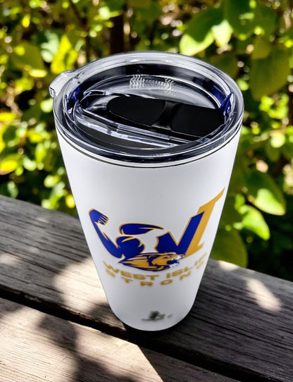 West Islip Strong 20 oz Stainless Steel Tumbler Vacuum Insulated New Edition 2025