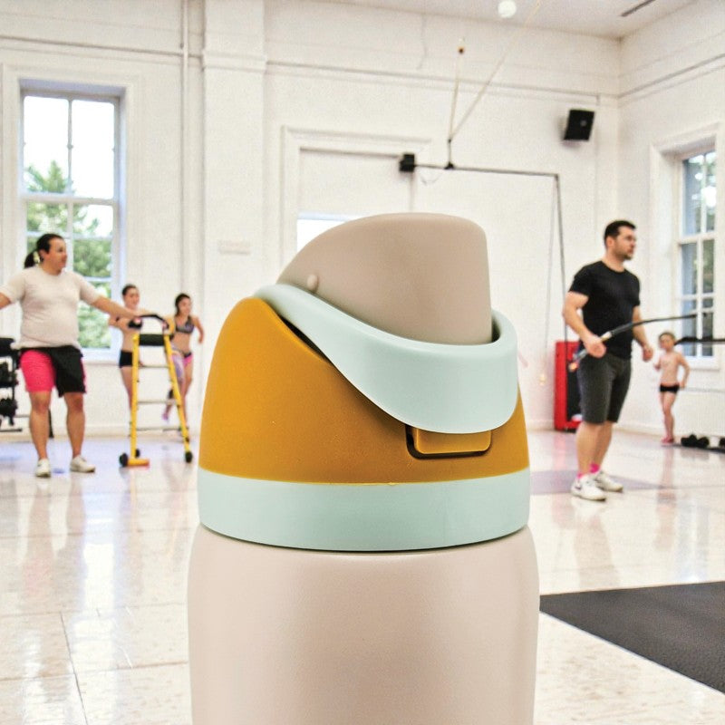 32 oz Fruit Water Bottle Dual Drinking Modes Vacuum Insulated Stainless Steel