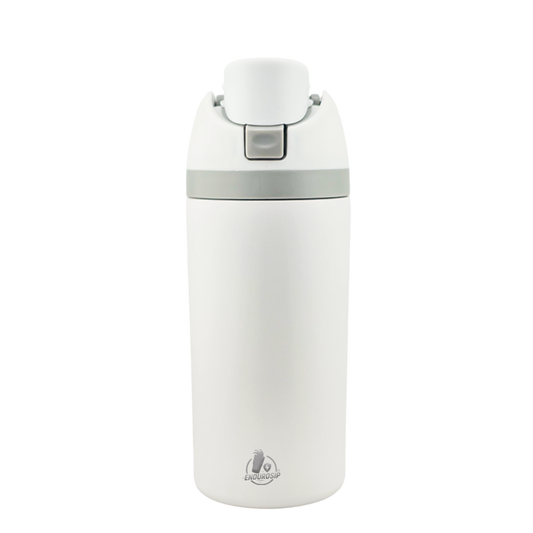 EnduroSip Kids Fruit Bottle Insulated Stainless Steel Water Bottle with Straw for Sports, Travel, and School, BPA-Free Sports Water Bottle, 16 oz