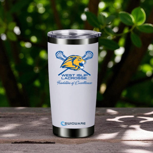 West Islip Lacrosse 20 oz Stainless Steel Tumbler