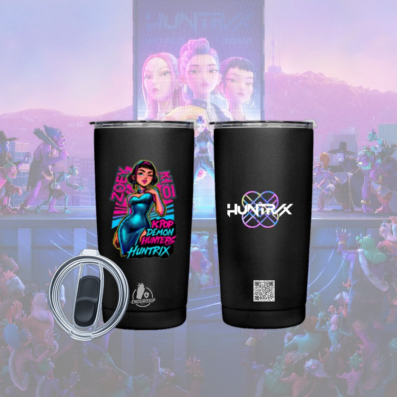 20 oz Zoey KPop Demon Hunters™ HUNTR/X Tumbler – 3D UVDTF Premium Edition by EnduroSip
