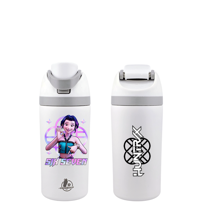 67 “Six Seven” K-Pop Huntrix Zoey 16 oz Fruit Bottle | Dual-Sip Straw & Gulp Lid | Double-Sided 3D UVDTF Permastickers
